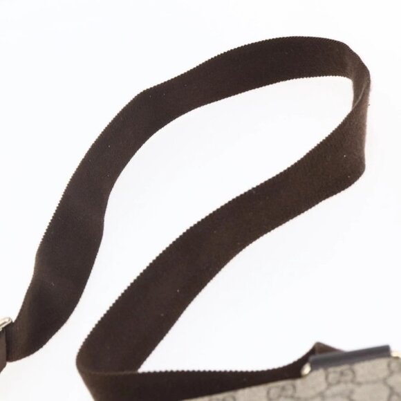 GUCCI GG Supreme Shoulder Bag PVC Beige Gold - Picture 8 of 16